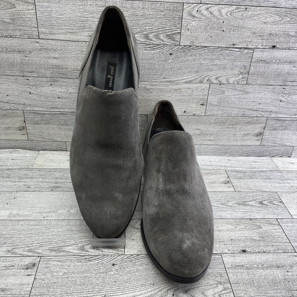 Paul Green Faith‎ Gray Suede Shoes Women Size UK 6 US 8.5